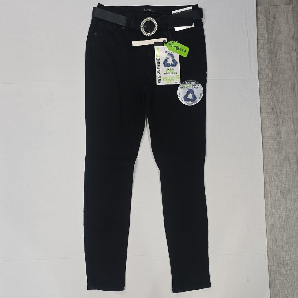 d. jeans High Waist Black Denim